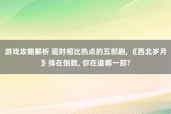 游戏攻略解析 现时相比热点的五部剧, 《西北岁月》排在倒数, 你在追哪一部?