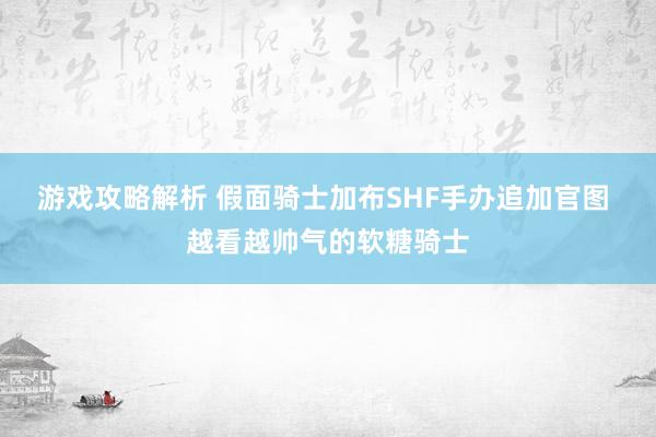 游戏攻略解析 假面骑士加布SHF手办追加官图 越看越帅气的软糖骑士